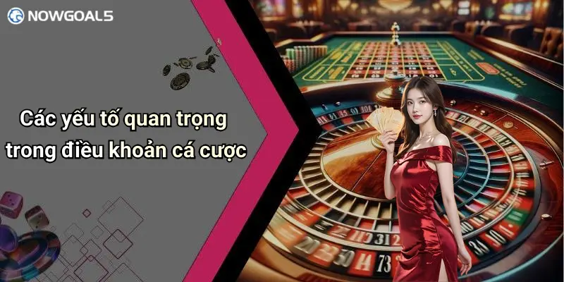 Các yếu tố quan trọng trong điều khoản cá cược