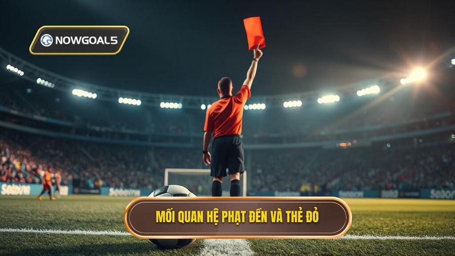 1. Mối quan hệ phạt đền và thẻ đỏ