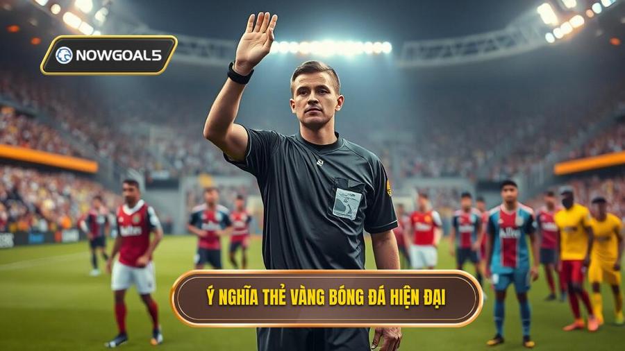 1. Ý nghĩa thẻ vàng bóng đá hiện đại