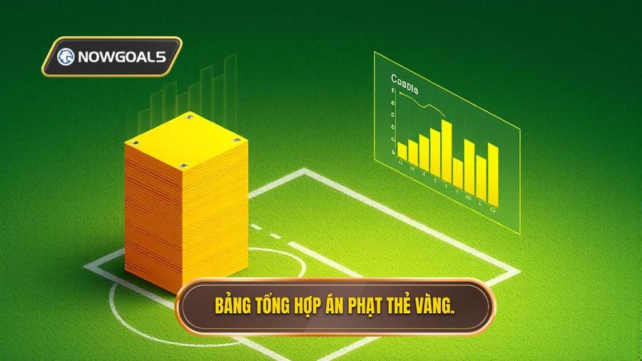 3. Bảng tổng hợp án phạt thẻ vàng.