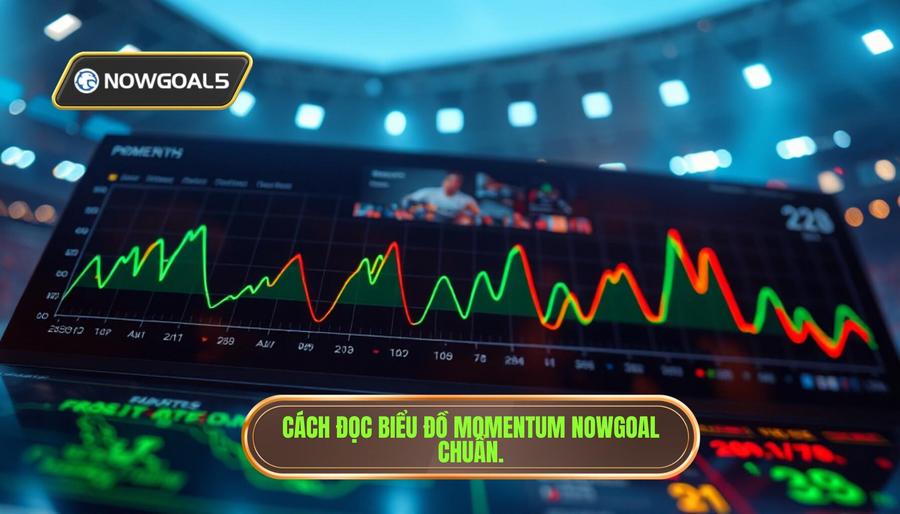 Cách đọc biểu đồ nhận định momentum trận đấu nowgoal