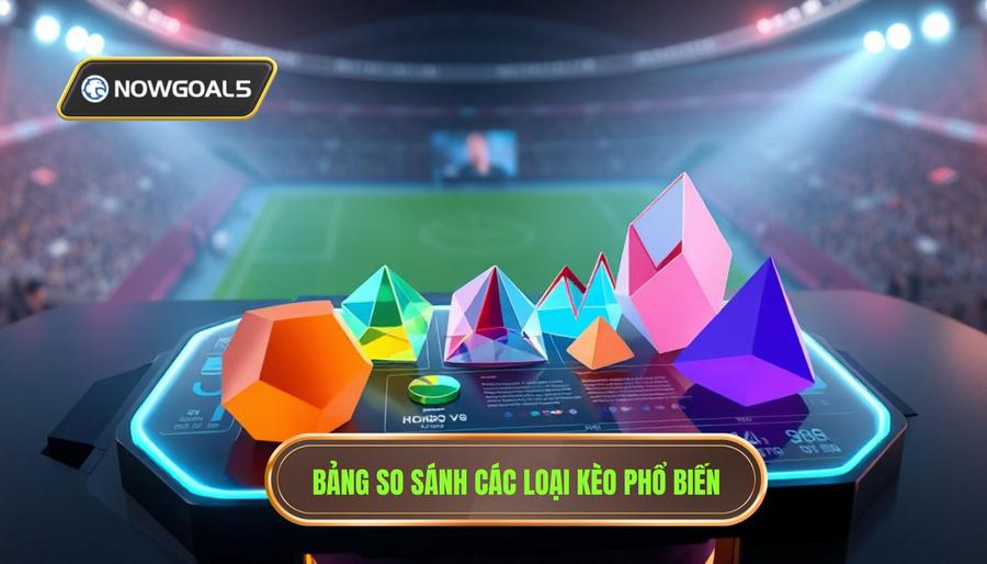 Bảng so sánh các loại kèo phổ biến khi soi kèo